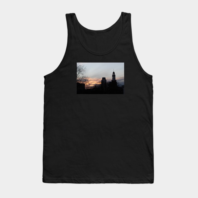 Night Skyline Tank Top by Just In Tee Shirts